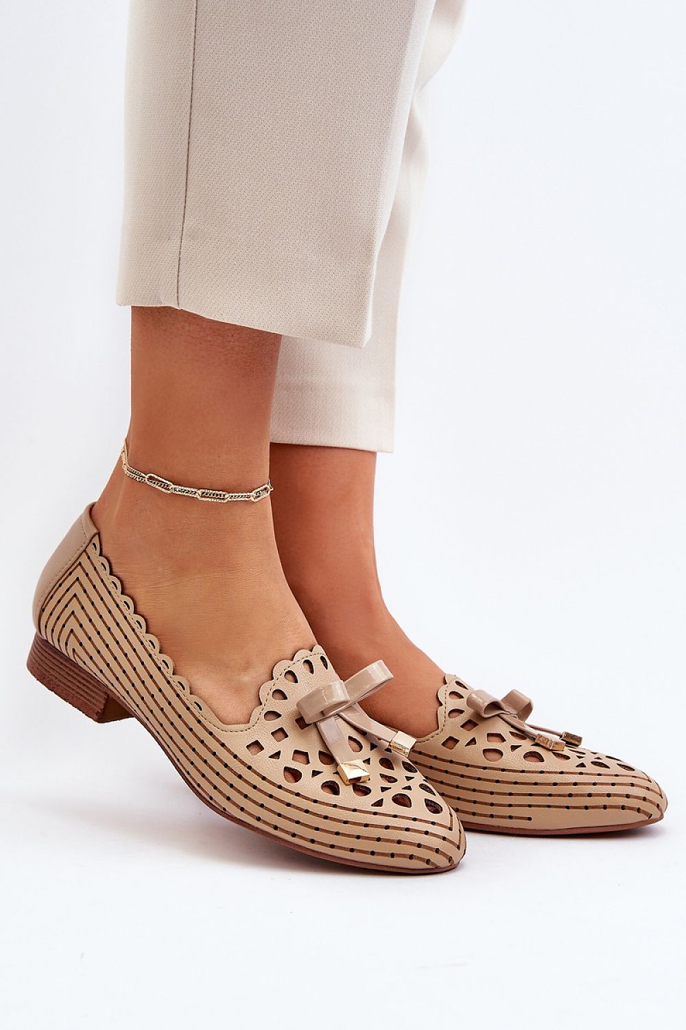 Nizza Ballerinat Beige